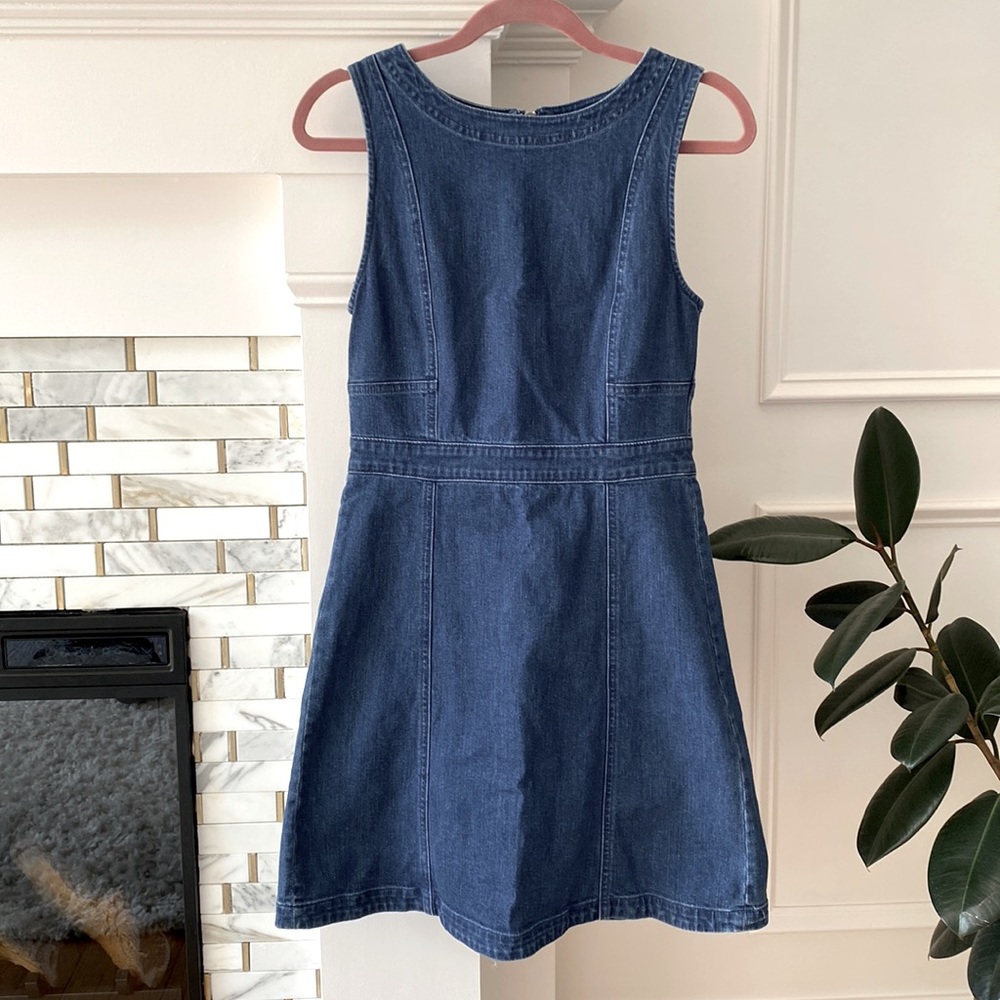GAP Blue Denim Mini Dress
